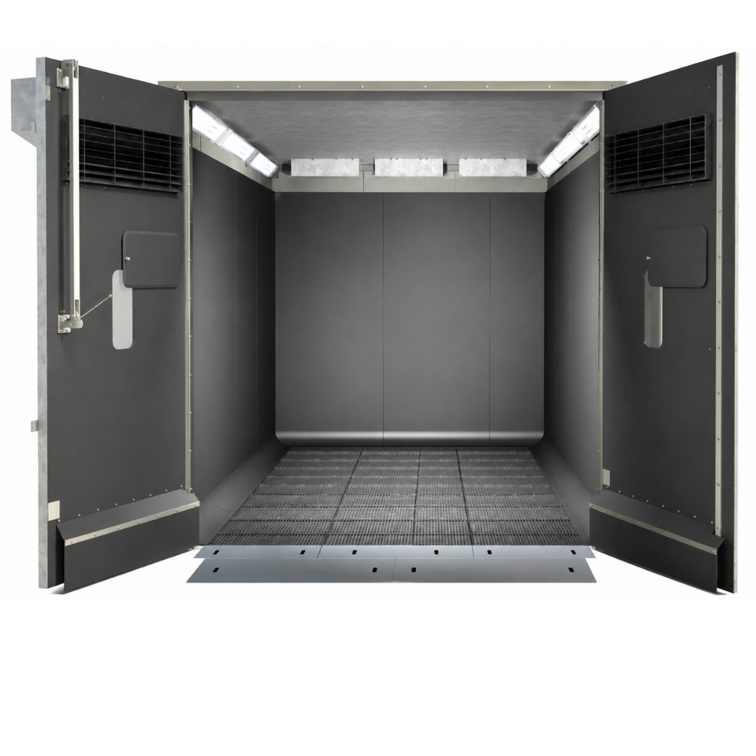 Cabine de jato e pintura