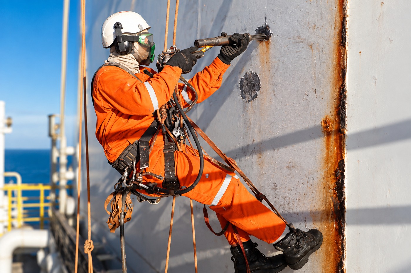 Tratamento e Pintura em Escalada